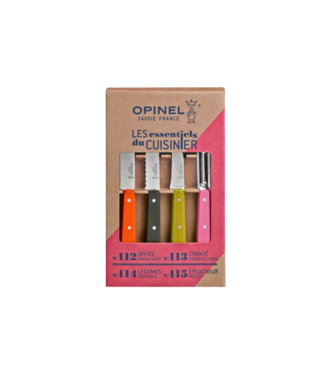 Opinel Les Essentiels du Cuisinier in verschillende kleuren ('Fifties')