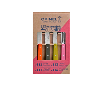 Opinel Les Essentiels du Cuisinier in verschillende kleuren ('Fifties')