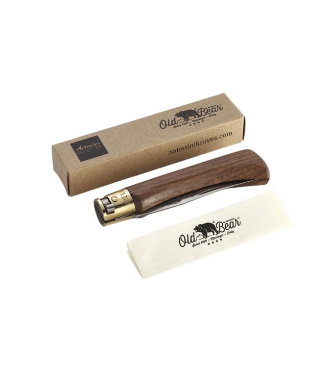 Old Bear met heft in walnoot - XL