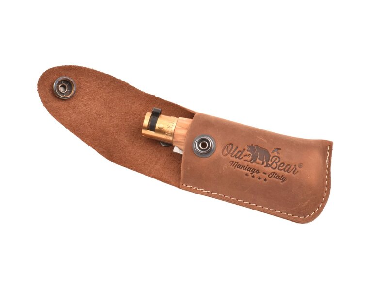 Old Bear etui bruin - voor mes S/M