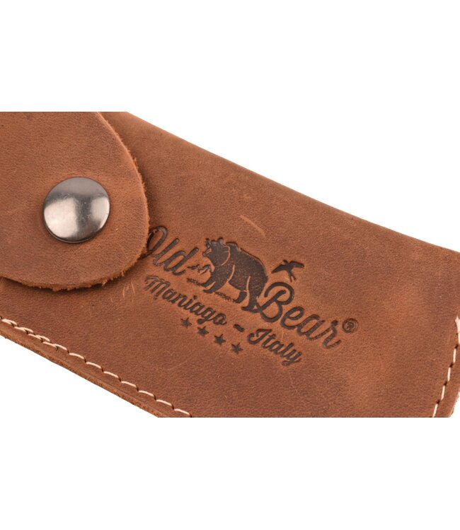 Old Bear etui bruin - voor mes S/M