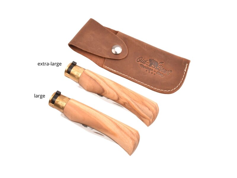 Old Bear etui bruin - voor mes L/XL