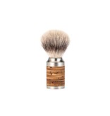 Muhle Rocca scheerset in berkenschors - safety razor - kwast silvertip fibre