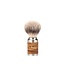 Muhle Rocca scheerset in berkenschors - safety razor - kwast silvertip fibre