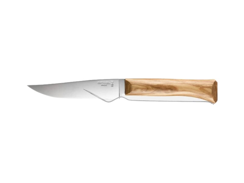 Opinel kaasset met kaasmes in olijfhout en kaasvork in rvs