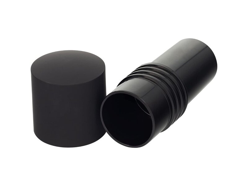 Microplane set nootmuskaatmolen zwart met 3 soorten peper