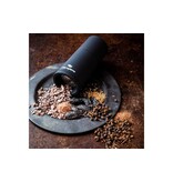 Microplane set nootmuskaatmolen zwart met 3 soorten peper