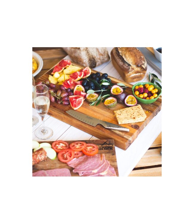 Global GS-91 groentenmes met kuiltjes 14cm