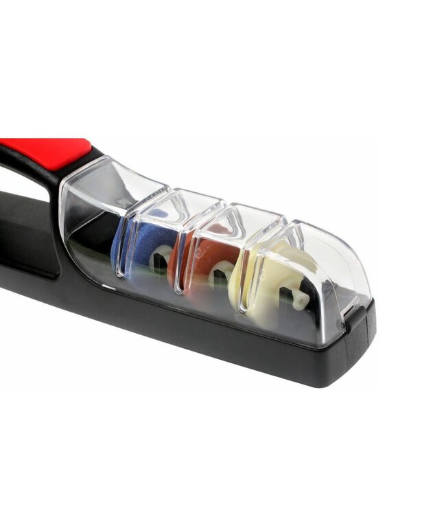 Global Minosharp waterslijper zwart-rood 'plus3'