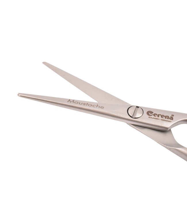 Cerena fijne snor- en baardschaar RVS 4.5"