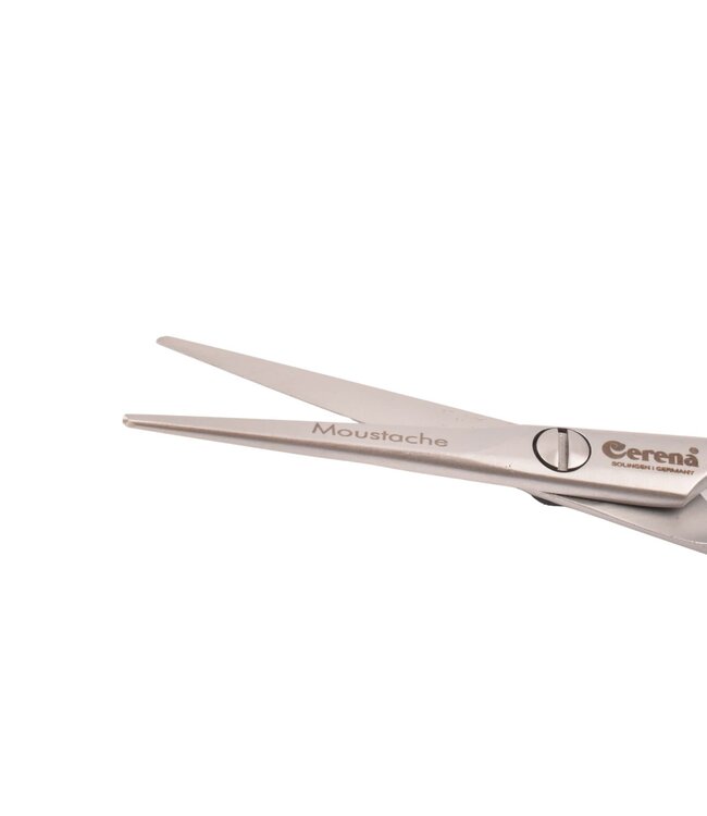 Cerena fijne snor- en baardschaar RVS 4.5"