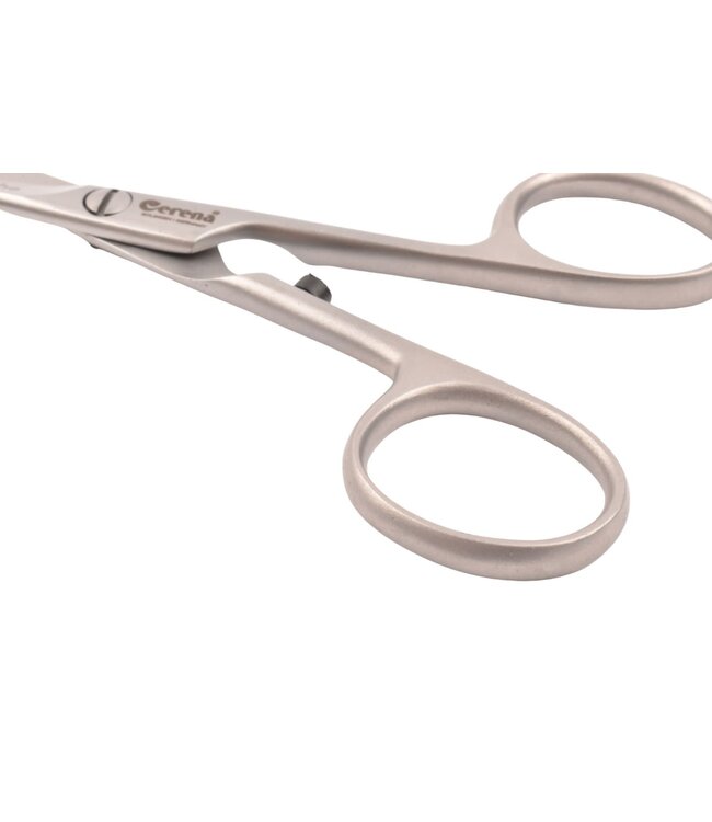Cerena fijne snor- en baardschaar RVS 4.5"