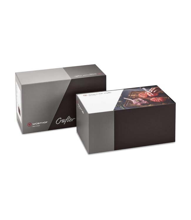 Wusthof Crafter messenblok in eik- en esdoornhout voor 6 messen