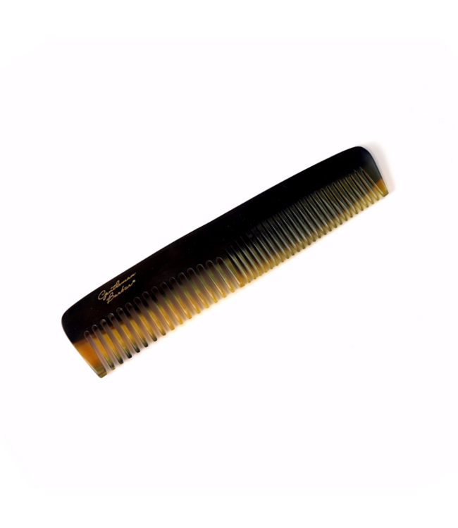 Gentleman Barbier kam hoorn 12.5cm grof en fijne tanden