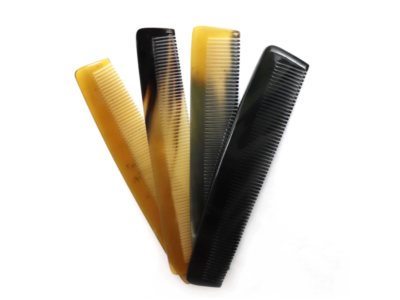 Gentleman Barbier Kam Hoorn 11.5cm zeer fijne tandjes