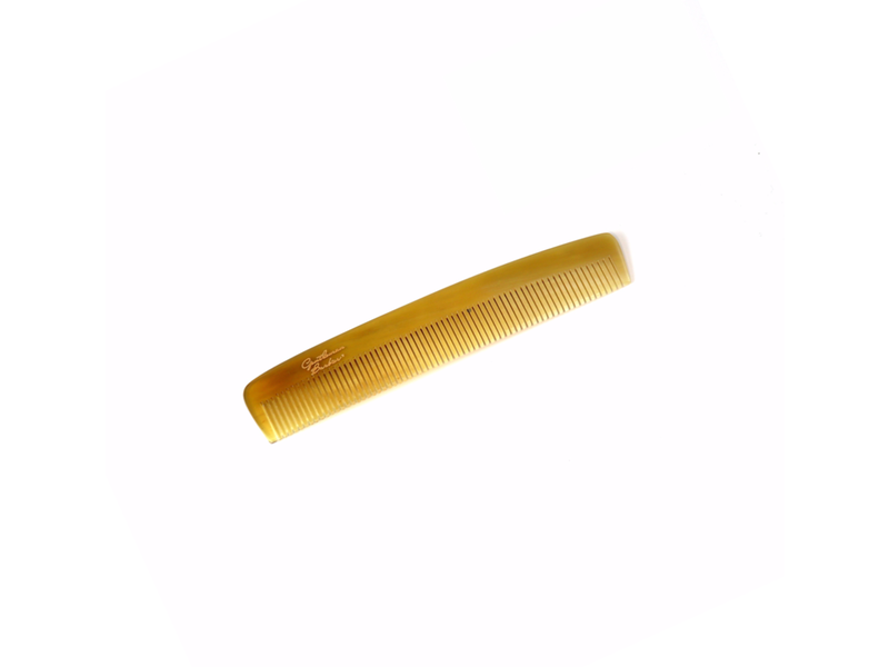 Gentleman Barbier Kam Hoorn 11.5cm zeer fijne tandjes
