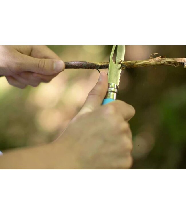 Opinel zakmes N°08 outdoor blauw