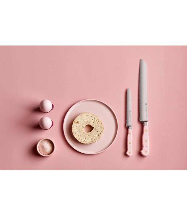 Wusthof Pink Himalayan Salt worstmes  met golfsnede 14cm