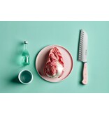 Wusthof Pink Himalayan Salt santoku met kuiltjes 17cm