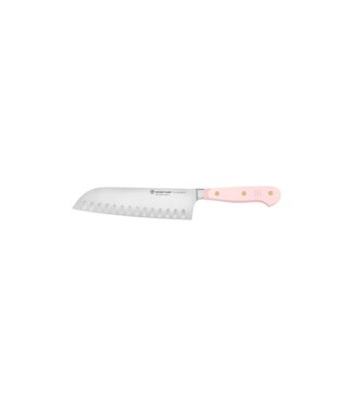 Wusthof Pink Himalayan Salt santoku met kuiltjes 17cm