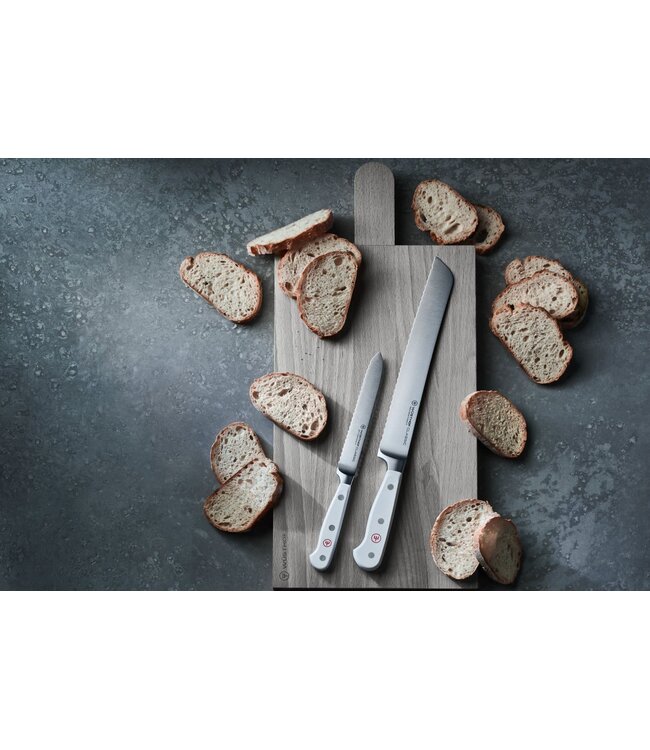 Wusthof Classic White tomatenmes golfsnede 14cm