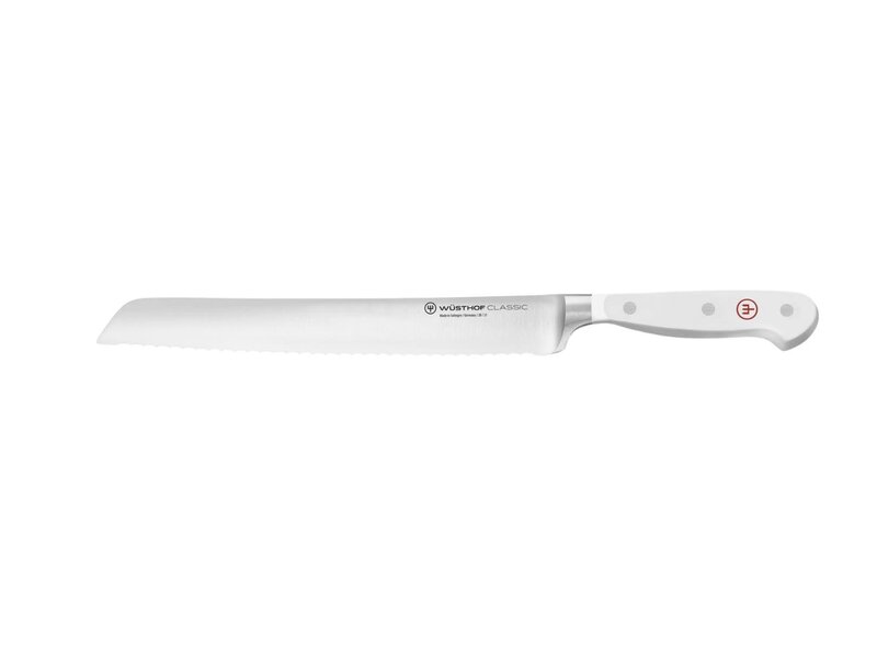 Wusthof Classic White broodmes  dubbele kartel 23cm