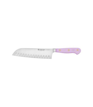 Wusthof Classic Purple Yam  santoku met kuiltjes 17cm