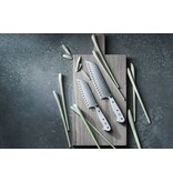 Wusthof Classic White santoku met kuiltjes 17cm