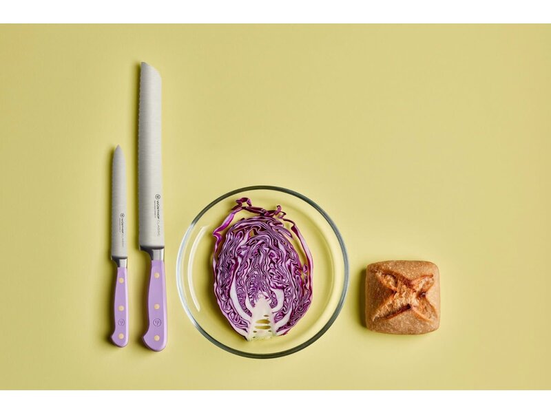 Wusthof Classic Purple Yam broodmes dubbele kartel 23cm