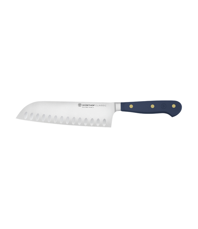 Wusthof Classic Wild Blueberry santoku met kuiltjes 17cm