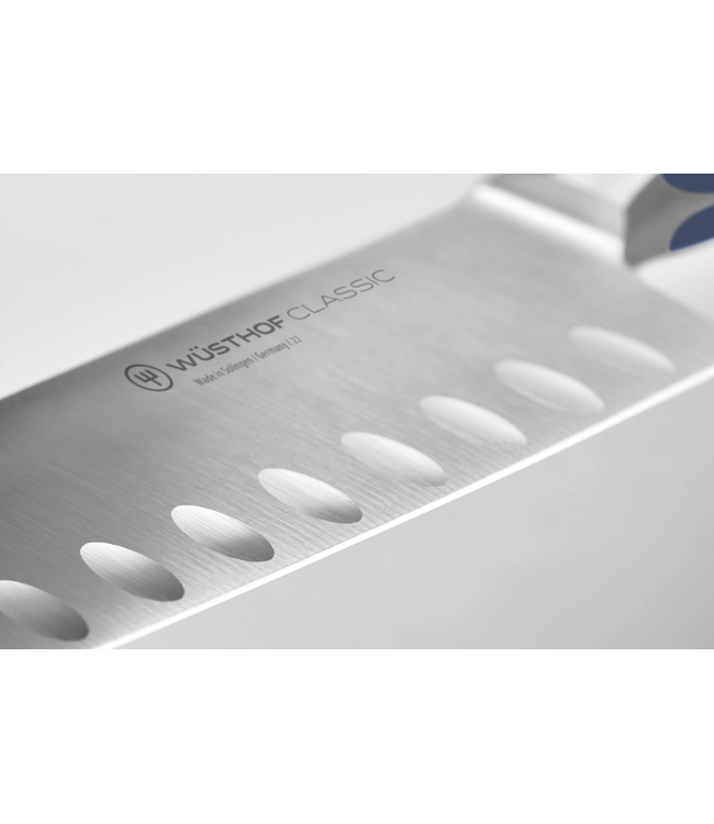Wusthof Classic Wild Blueberry santoku met kuiltjes 17cm