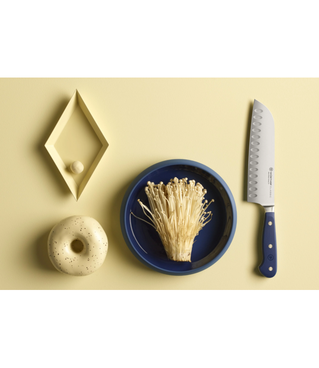 Wusthof Classic Wild Blueberry santoku met kuiltjes 17cm