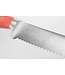 Wusthof Classic Coral Peach broodmes  dubbele kartel 23cm