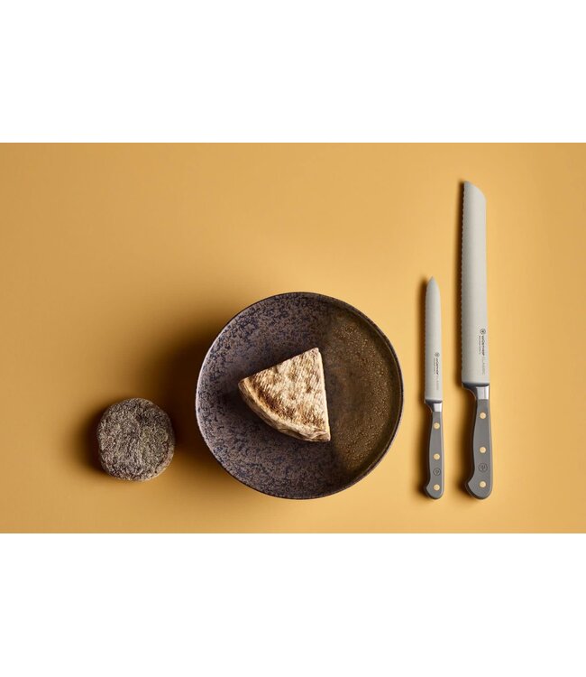 Wusthof Classic Velvet Oyster broodmes met dubbele vertanding 23cm