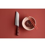 Wusthof Classic Tasty Sumac santoku met kuiltjes 17cm