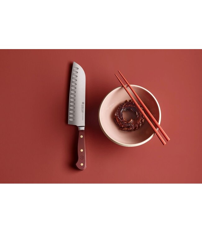 Wusthof Classic Tasty Sumac santoku met kuiltjes 17cm