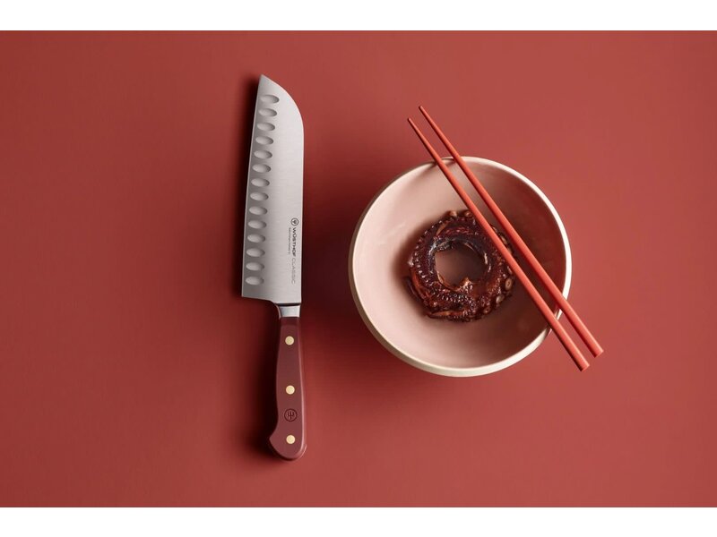 Wusthof Classic Tasty Sumac santoku met kuiltjes 17cm