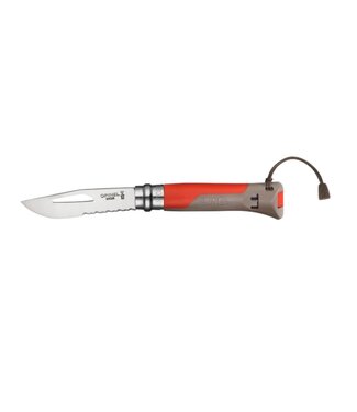 Opinel zakmes N°08 outdoor rood