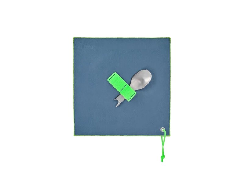 Opinel Picnic + set met lepel- en vorkopzetstuk en microvezel servet