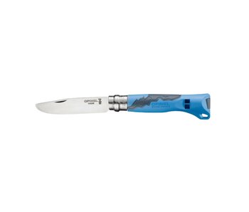 Opinel zakmes N°08 junior outdoor blauw
