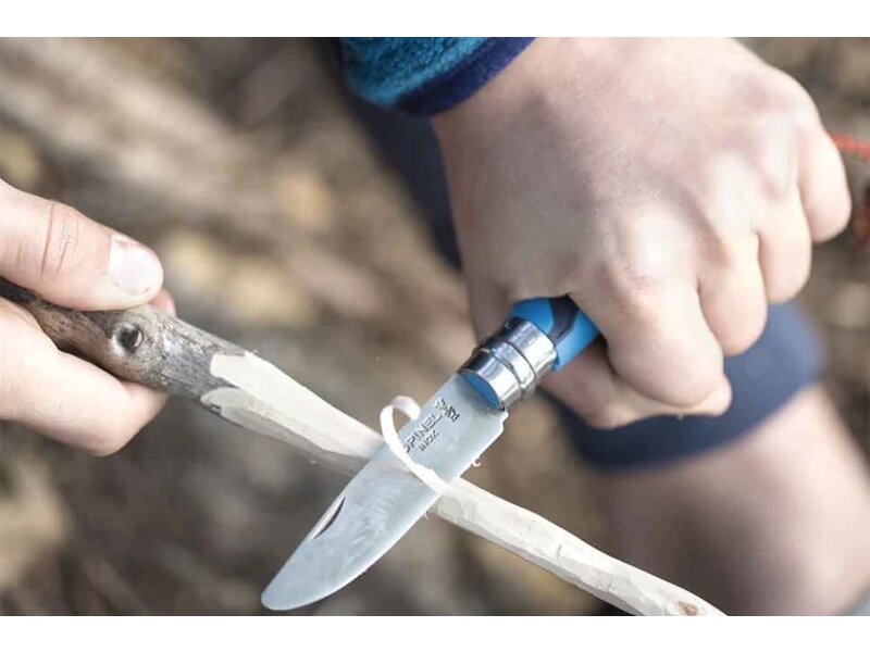 Opinel zakmes N°07 junior outdoor blauw