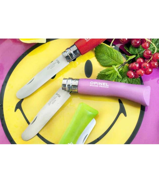 Opinel N°07 'My First Opinel' fuchsia