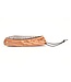 Camembert 11cm olijfhout - platines guillochées - damast