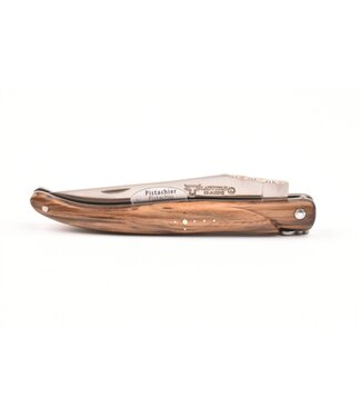 Laguiole en Aubrac 12cm pistache - plein manche - mat