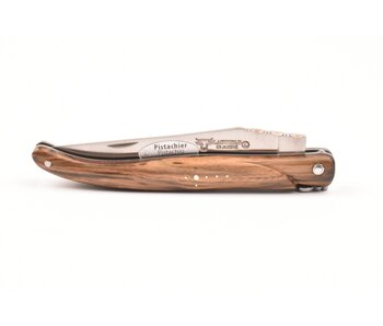 Laguiole en Aubrac 12cm pistache - plein manche - mat
