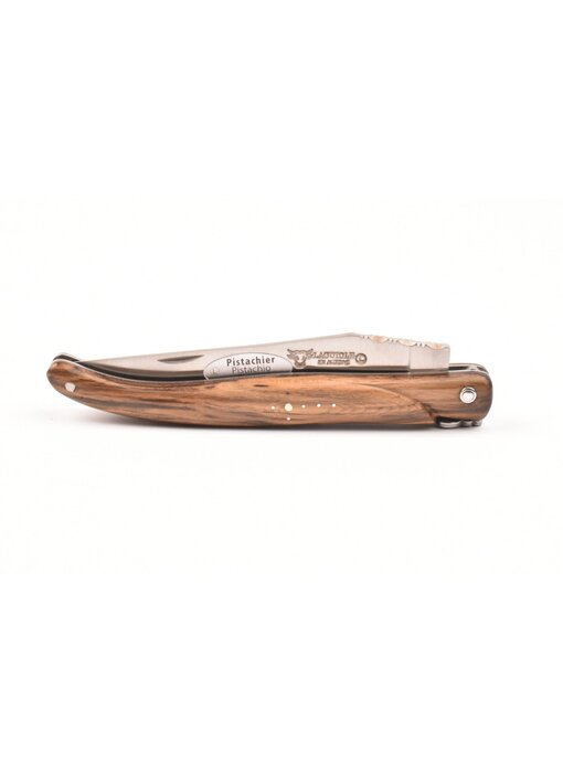 Laguiole en Aubrac 12cm pistache - plein manche - mat