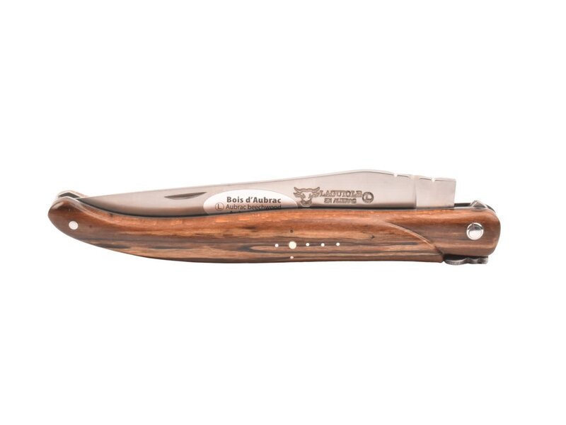 Laguiole en Aubrac 12cm bois d'aubrac - plein manche - mat