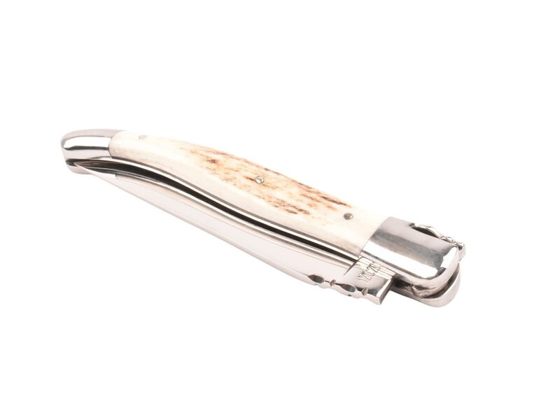 Laguiole en Aubrac 12cm bois de cerf - glanzend