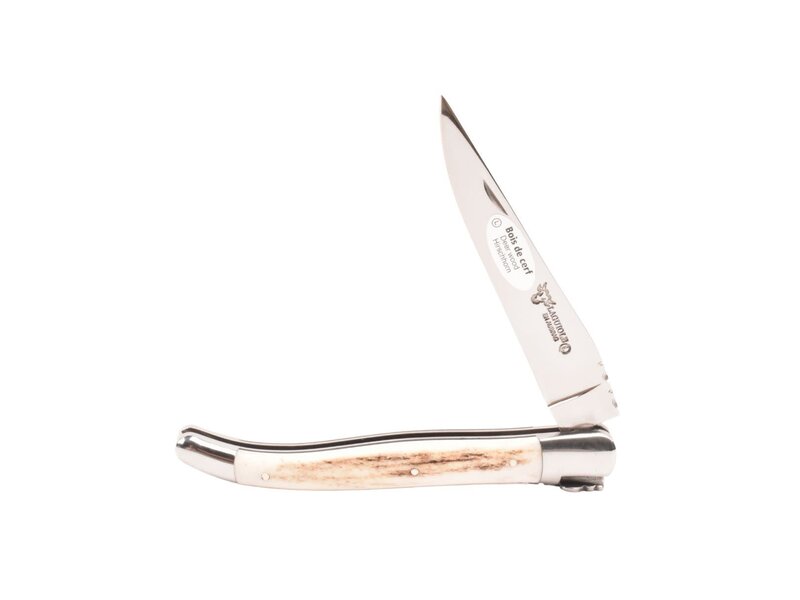 Laguiole en Aubrac 12cm bois de cerf - glanzend