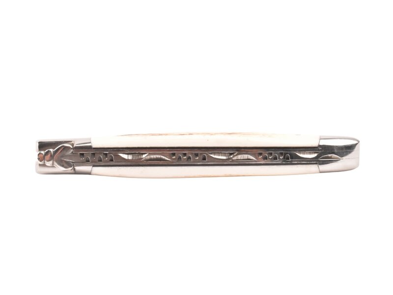 Laguiole en Aubrac 12cm bois de cerf - glanzend